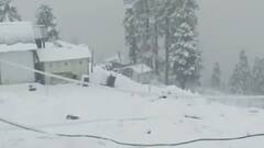 J&K: कुपवाड़ा में सीजन की पहली बर्फबारी