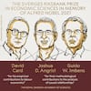 Nobel Prize 2021 in Economics :  डेविड कार्ड, जोशुआ डी अंग्रिस्ट आणि गुइडो इम्बेन्स यांना अर्थशास्त्रातील नोबेल
