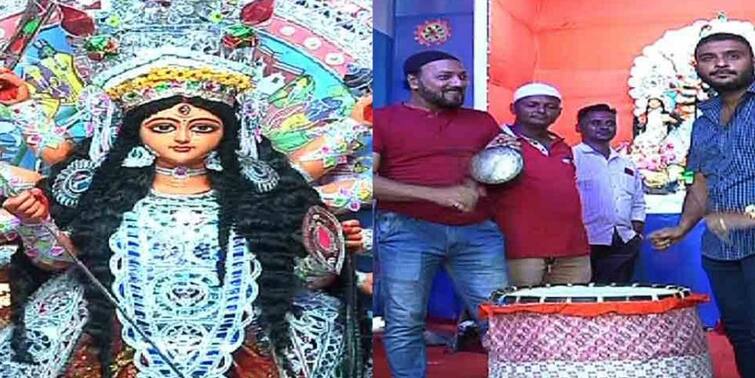 Durga Puja 2021 Alimuddin Street Durga Puja Restarted With Help Of Local Muslim Men Tousif, Shakil, Nababuddin Durga Puja 2021 : ১৮ বছর পর আলিমুদ্দিন স্ট্রিট এলাকায় ফিরল পুজো, উদ্যোগে  তৌসিফ, শাকিল, নবাবউদ্দিনরা