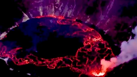 Kīlauea volcano's latest aerial shots will stun you