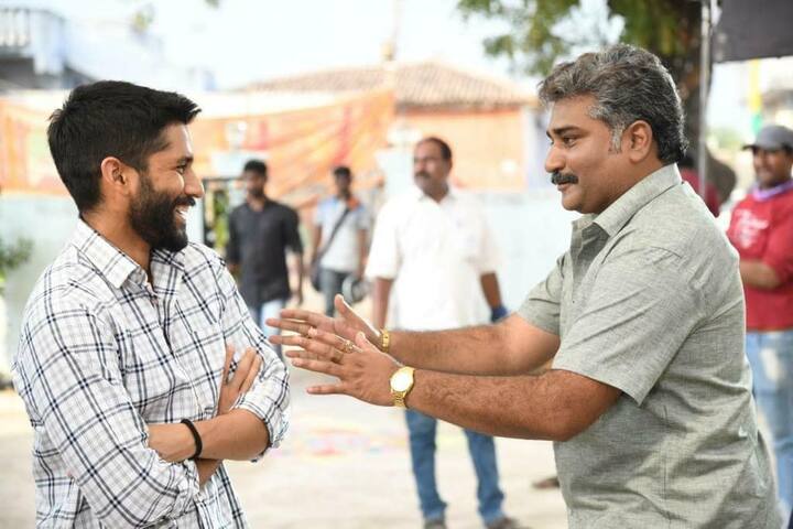 నాగ చైతన్యతో సరదాగా... (Photo Credit/Rajeev kanakala Facebook)