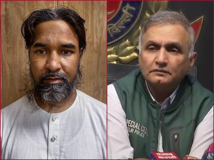 DCP Special Cell Pramod Kushwaha on Pakistani terrorist arrested from Laxmi Nagar Pakistani Terrorist News: पाकिस्तानी आतंकी पर दिल्ली पुलिस का खुलासा- कई फेक ID बनवाई, डॉक्यूमेंट के लिए गाजियाबाद में शादी की, 2 बार विदेश गया