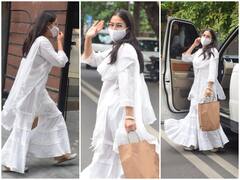 Spotted: सफेद शरारा लहराती दिखीं Sara Ali Khan, पटौदी गर्ल के इस नवाबी लुक के हो रहे हैं खूब चर्चे
