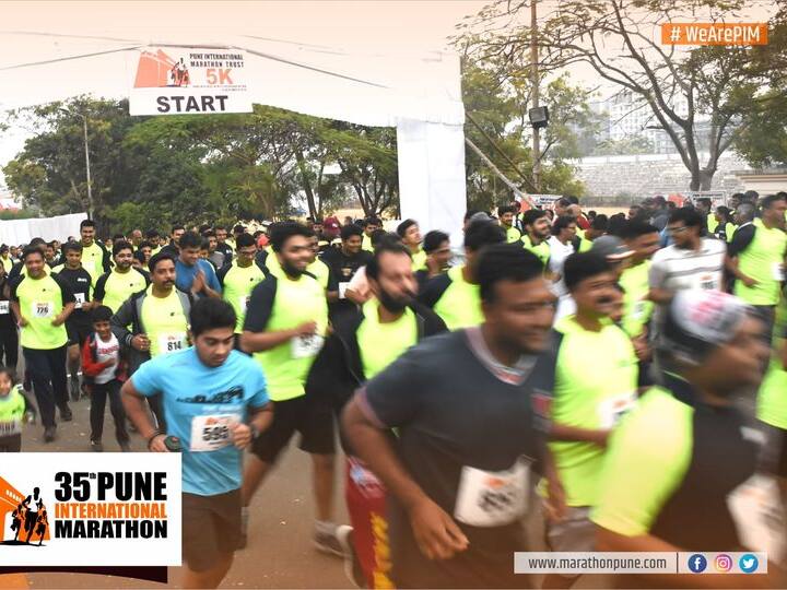 35th Pune International Marathon 2022 to be organised on 27 th February 2022 35th Pune International Marathon : पुणे इंटरनॅशनल मॅरेथॉन 27 फेब्रुवारी रोजी रंगणार, 15 ऑक्टोबरपासून ऑनलाइन नाव नोंदणीला सुरुवात