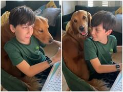 Viral Video: क्या कुत्ते ने पूरा कराया बच्चे का होमवर्क! वीडियो वायरल, लोग कर रहे हैं मजेदार कमेंट