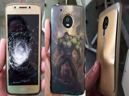 Motorola G5 mobile saves its owners life in Brazil Motorola | உரிமையாளரின் உயிரை காப்பாற்றிய மோட்டோரோலா மொபைல்.. வைரல் ஃபோட்டோஸ்