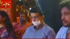 Durga Puja 2021: পাড়ায় পুজোর মেজাজে মহারাজ। Bangla News