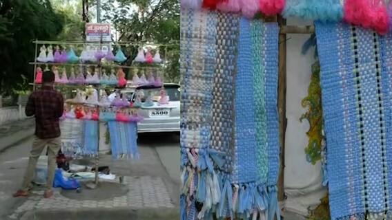 Nanded : वापरलेल्या मास्कपासून चटई, ना पालिका,ना आरोग्य खात्याला माहिती,Corona संसर्ग वाढण्याची भीती