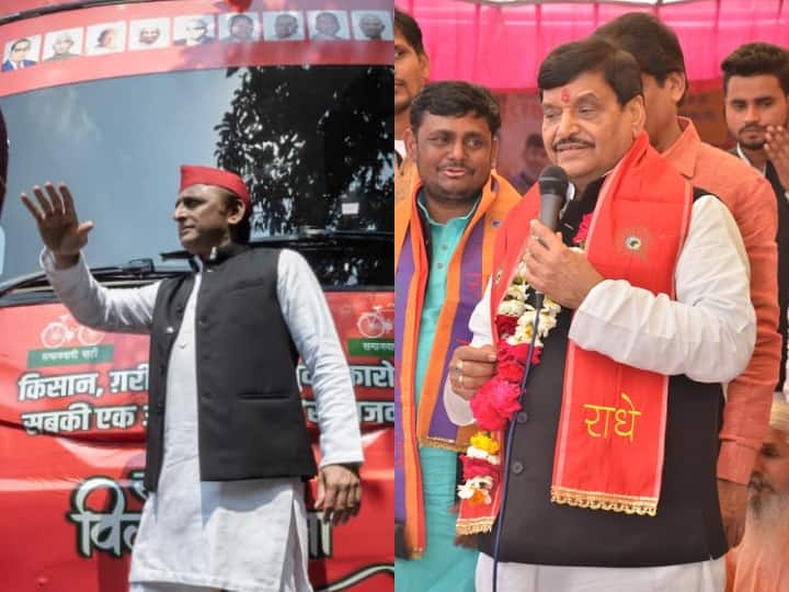 अखिलेश यादव की विजय यात्रा के सामने आज शिवपाल यादव की सामाजिक परिवर्तन यात्रा