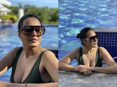 Kamya Punjabi Photos: ਕਾਮਿਆ ਪੰਜਾਬੀ ਨੇ 42 ਸਾਲਾਂ ਦੀ ਉਮਰ 'ਚ ਬਿਕਨੀ ਪਹਿਨ ਪੂਲ 'ਚ ਦਿੱਤੇ ਪੋਜ਼, ਵੇਖੋ ਤਸਵੀਰਾਂ