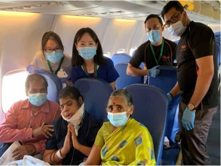 Singapore hospital fulfilled the cancer patient's last need! வாழ்வின் விளிம்பில் இருந்த திருச்சி பெண்: கடைசி ஆசையை நிறைவேற்றிய சிங்கப்பூர் மருத்துவமனை!