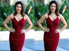 लाल ड्रेस, सिल्वर जूते पहन Sunny Leone ने मुंह से फुलाई Chewing gum, अदाएं देख लोगों का मुंह रह गया खुला, देखें नए गाने Pardesi की दमदार झलक