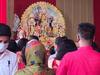 Navratri in Noida नोएडा में नवरात्रि की धूम, महाअष्टमी पर पंडालों में भक्तों की उमड़ी भीड़