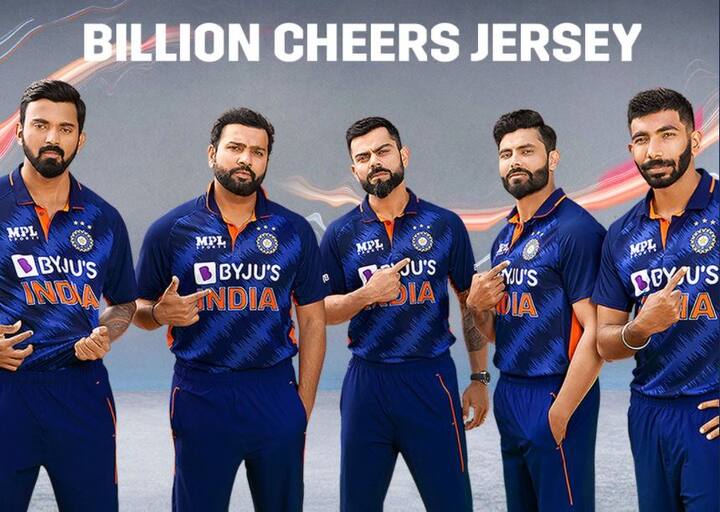 Billion Cheers Jersey: Team India's New Jersey Unveiled Ahead Of T20 World Cup Billion Cheers Jersey: Team India's New Jersey Unveiled Ahead Of T20 World Cup