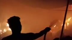 દાહોદઃ સંજેલીમાં મોડી રાતે ફુટવેરની દુકાનમાં લાગી આગ, ફાયરવિભાગની ટીમે આગ પર મેળવ્યો કાબુ