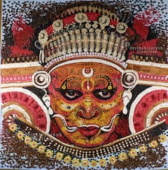 Theyyam Mascot: 25వేల బిస్కెట్లు... 24 అడుగుల మస్కట్... తయారు చేయడానికి 15 గంటల సమయం