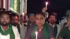 Rampur में किसानों ने निकाला कैंडल मार्च, मृत किसानों को दी श्रद्धांजलि | Hindi News