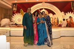 Durga Puja 2021: Kajol With Mom Tanuja, Sister Tanishaa And Son Yug Seek Celebrate Maha Ashtami Together- See Pics