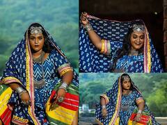 Vanita Kharat Photoshoot: प्लस साईज मॉडेल म्हणत वनिता खरातने केले नवरात्री विशेष फोटोशूट