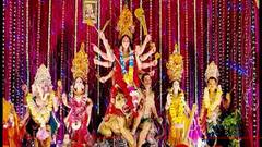 Durga Puja 2021: টেমসের তীরে উমার আরাধনা, প্রবাসে নজরকাড়া পুজো নর্থ লন্ডনের প্রভাতী সঙ্ঘের | Bangla News