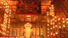 Duga Puja 2021: ৬২ তম বর্ষে লালাবাগান নবাঙ্কুর মণ্ডপ সজ্জায় আয়নার ব্যবহার | Bangla News