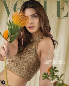 Vogue ਦੇ ਕਵਰ ਪੇਜ 'ਤੇ ਦਿਖਾਈ ਦਿੱਤੀ Kriti Sanon,₹ 2,95,000 ਰੁਪਏ ਦਾ ਪਹਿਨਿਆ ਲਹਿੰਗਾ