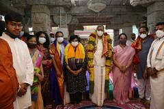 In Pics: తిరుమలలో సీజేఐ జస్టిస్ ఎన్వీ రమణ.. పద్మావతి అమ్మవారి దర్శనం