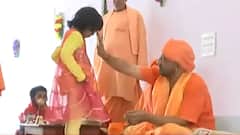 Maha Navmi: CM Yogi Adityanath performs 'Kanya Pujan'