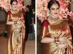 रेखा की खूबसूरत साड़ियों ने हमेशा खींचा है सभी का ध्यान, फेस्टिवल पर आप भी कैरी कर सकती हैं उनके ये साड़ी वाले लुक