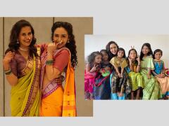 Amruta Khanvilkar : अमृता-सोनालीची जोडी ठरतेय हिट, म्हणतायत... बडी मुश्कील बाबा बडी मुश्कील!