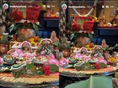 Shilpa Shetty Kanya Bhoj: दुर्गाअष्टमी पर Shilpa Shetty ने घर पर कराया कन्या भोज, हाथ से खिलाई हलवा-पूरी