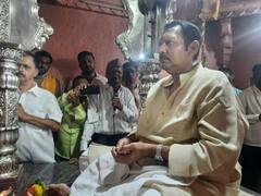 Photo : छ. उदयनराजे भोसले यांच्या हस्ते प्रतापगडावरच्या देवीची पूजा