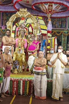 In Pics: అశ్వవాహనంపై శ్రీవారు.. సేవ‌లో పాల్గొన్న సుప్రీంకోర్టు చీఫ్ జస్టిస్ ఎన్వీ రమణ