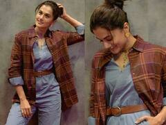 Taapsee Pannu | வெள்ளாவி வெச்சுத்தான் வெளுத்தாங்களா.. டாப்சியின் லேட்டஸ்ட் க்ளிக்ஸ்!