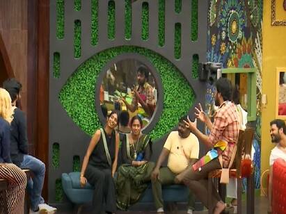 Biggboss 5 3rd promo released, explained Biggboss 5 Promo: உன்ன பிச்சுக்கொடு தந்நனானே... கொஞ்சும் தமிழில் பாடும் மதுமிதா... பாட்டு சொல்லித் தரும் அண்ணாச்சி