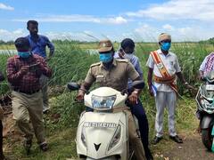 ஒரத்தநாட்டில் வாய்க்கால் உடைப்பு - இருசக்கர வாகனத்தில் சென்று பார்வையிட்ட தஞ்சை ஆட்சியர்