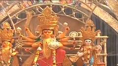 Durga Puja 2021: মহানবমীর পুজো শুরু জগৎ মুখার্জি পার্কে, শঙ্খ ঘোষকে স্মরণ করে এবারের থিম| Bangla News