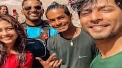 Actress Reem Shaikh with friends enjoys vacation