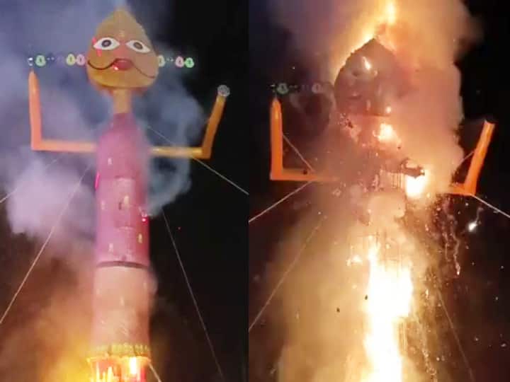 सुपौल के सदर प्रखंड के बरुआरी पश्चिम हाई स्कूल मैदान में विजयदशमी पर रावण वध हुआ. हजारों की संख्या में देखने के लिए लोग पहुंचे थे. स्थानीय लोगों ने कहा कि यहां 20 वर्षों से रावण वध हो रहा है. इसे देखने के लिए जिला मुख्यालय सहित आसपास के लोग पहुंचते हैं.