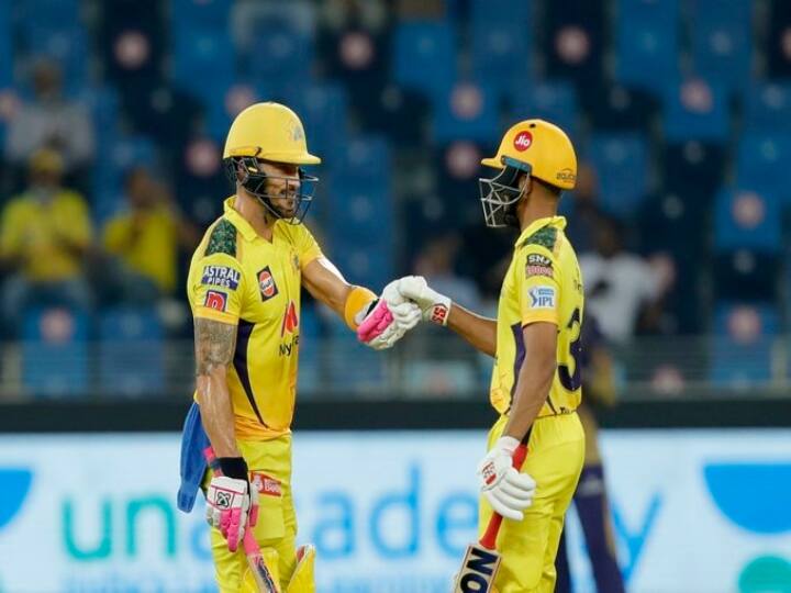 IPL Finals: Ruthuraj Gaekwad and FaF Du Plessis enters new record in IPL history for Partnerships CSK Vs KKR IPL 2021 | ஐபிஎல் வரலாற்றில் புதிய சாதனை பட்டியலில் இணைந்த டூபிளசிஸ்-ருதுராஜ் ஜோடி !