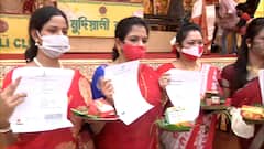 Devotees bid adieu to Maa Durga with Sindhoor Khela; watch colourful visuals