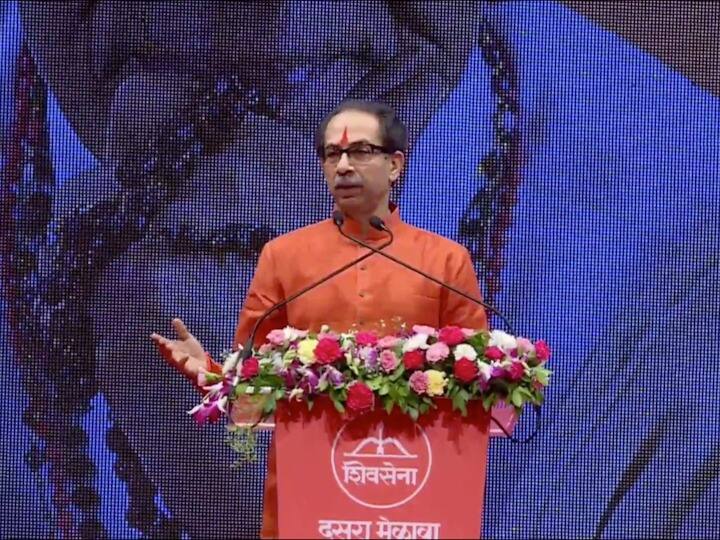 Maharashtra CM Dussehra Melava LIVE Updates Shiv Sena chief Uddhav Thackeray addresses supporters Dasara Melava Dussehra Melava 2021: आमचं हिंदुत्व म्हणजे राष्ट्रीयत्व! : मुख्यमंत्री उद्धव ठाकरे