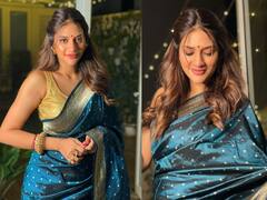 Nusrat Jahan Looks: नवरात्रि के मौके पर दिखा नुसरत जहां का ट्रेडिशनल अंदाज, एक्ट्रेस ने फैंस के साथ शेयर की ये खास तस्वीरें