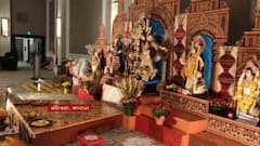 Durga Puja 2021: খাবার থেকে শাড়ির স্টল, কানাডার অটওয়ায় পুজোয় একটুকরো বাংলা | Bangla News