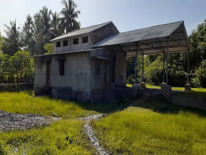 Paddy Procurement Station in Thiruvarur which has been under construction for 5 years திருவாரூரில் கே.பி பார்க் பாணியில் கட்டப்பட்டுவரும் நெல் கொள்முதல் நிலையம்