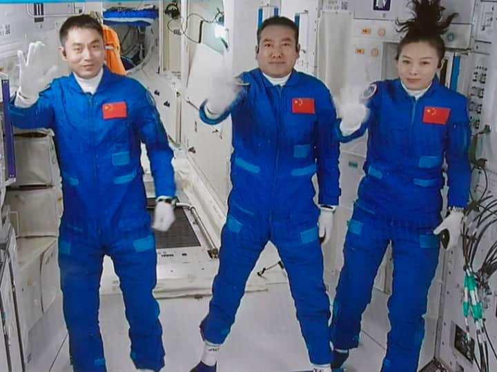 Chinese astronauts enter space station for record six-month stay Chinese Astronauts Enter Space For A Six-Month Long Mission Constructing Country's Space Station