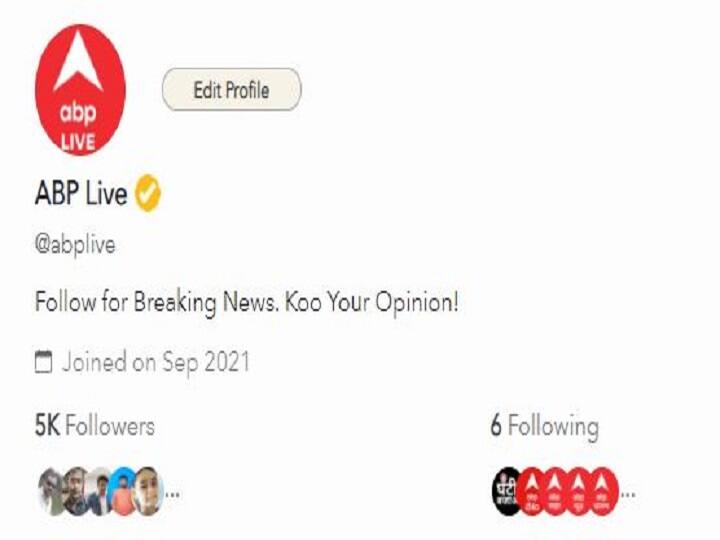 Follow ABP Live On 'Koo' For Latest News And Accurate Analyses ABP Live On Koo: Follow Us For Latest News & Accurate Analyses On National, International Developments