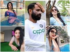 Hasin Jahan Sizzles: शमी अहमद की पत्नी हसीन जहां जानिए किसके साथ पूल में कर रही हैं मस्ती, भीगे बालों में दी ऐसी-ऐसी अदाएं