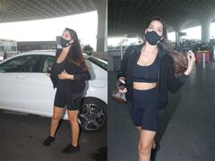 Nora Fatehi Photos: कुछ इस अंदाज में नोरा फतेही पहुंचीं एयरपोर्ट, देखकर नहीं आएगा आपको यकीन