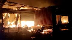 Bhiwandi Furniture Fire : भिवंडीतील अग्नितांडव अखेर आटोक्यात, 50 हून अधिक दुकानं जळून खाक